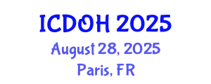 International Conference on Dentistry and Oral Health (ICDOH) August 28, 2025 - Paris, France