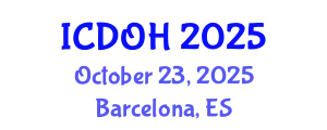 International Conference on Dentistry and Oral Health (ICDOH) October 23, 2025 - Barcelona, Spain