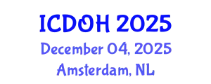 International Conference on Dentistry and Oral Health (ICDOH) December 04, 2025 - Amsterdam, Netherlands