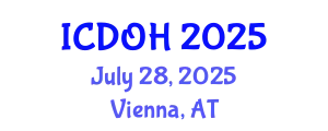 International Conference on Dentistry and Oral Health (ICDOH) July 28, 2025 - Vienna, Austria