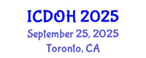International Conference on Dentistry and Oral Health (ICDOH) September 25, 2025 - Toronto, Canada