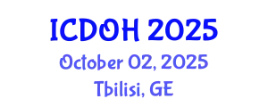 International Conference on Dentistry and Oral Health (ICDOH) October 02, 2025 - Tbilisi, Georgia