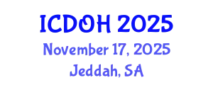 International Conference on Dentistry and Oral Health (ICDOH) November 17, 2025 - Jeddah, Saudi Arabia
