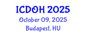 International Conference on Dentistry and Oral Health (ICDOH) October 09, 2025 - Budapest, Hungary
