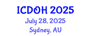 International Conference on Dentistry and Oral Health (ICDOH) July 28, 2025 - Sydney, Australia