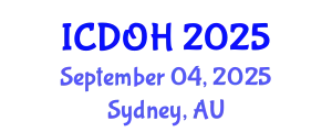 International Conference on Dentistry and Oral Health (ICDOH) September 04, 2025 - Sydney, Australia