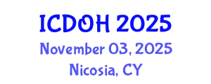 International Conference on Dentistry and Oral Health (ICDOH) November 03, 2025 - Nicosia, Cyprus