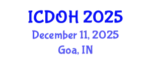 International Conference on Dentistry and Oral Health (ICDOH) December 11, 2025 - Goa, India