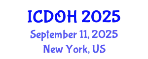 International Conference on Dentistry and Oral Health (ICDOH) September 11, 2025 - New York, United States