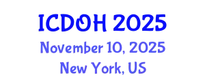 International Conference on Dentistry and Oral Health (ICDOH) November 10, 2025 - New York, United States