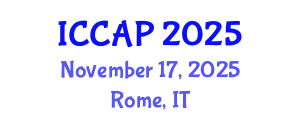 International Conference on Child and Adolescent Psychopathology (ICCAP) November 17, 2025 - Rome, Italy