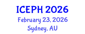 International Conference on Epidemiology and Public Health (ICEPH) February 23, 2026 - Sydney, Australia