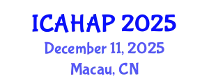 International Conference on Anthropology, History, Archaeology and Philosophy (ICAHAP) December 11, 2025 - Macau, China