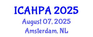 International Conference on Anthropology, History, Philosophy and Archaeology (ICAHPA) August 07, 2025 - Amsterdam, Netherlands