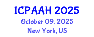 International Conference on Philosophy, Anthropology, Archaeology and History (ICPAAH) October 09, 2025 - New York, United States