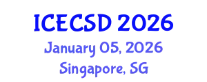 International Conference on Energy Conservation and Sustainable Development (ICECSD) January 05, 2026 - Singapore, Singapore