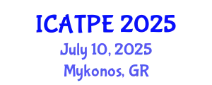 International Conference on Advanced Traffic and Pavement Engineering (ICATPE) July 10, 2025 - Mykonos, Greece
