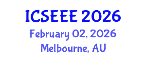 International Conference on Solar Energy and Energy Efficiency (ICSEEE) February 02, 2026 - Melbourne, Australia