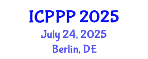 International Conference on Plant Physiology and Pathology (ICPPP) July 24, 2025 - Berlin, Germany