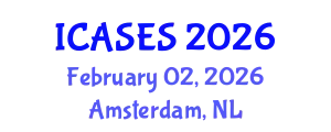 International Conference on Architectural Science and Environmental Sustainability (ICASES) February 02, 2026 - Amsterdam, Netherlands