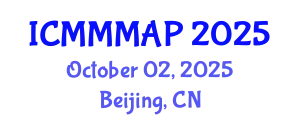 International Conference on Modelling, Monitoring and Management of Air Pollution (ICMMMAP) October 02, 2025 - Beijing, China