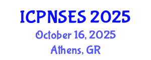 International Conference on Plant Nutrition, Soil and Environmental Science (ICPNSES) October 16, 2025 - Athens, Greece