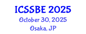 International Conference on Smart and Sustainable Built Environment (ICSSBE) October 30, 2025 - Osaka, Japan