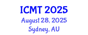 International Conference on Music Therapy (ICMT) August 28, 2025 - Sydney, Australia