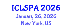 International Conference on Localization and Signal Processing Algorithms (ICLSPA) January 26, 2026 - New York, United States