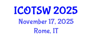 International Conference on Ontologies and Semantic Web (ICOTSW) November 17, 2025 - Rome, Italy