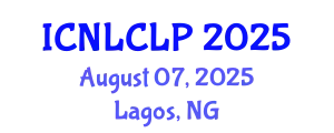 International Conference on Natural Language Computing and Language Processing (ICNLCLP) August 07, 2025 - Lagos, Nigeria