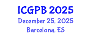 International Conference on Grapevine Physiology and Biotechnology (ICGPB) December 25, 2025 - Barcelona, Spain