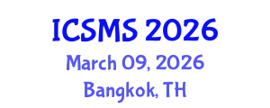 International Conference on Sensors for Medical Systems (ICSMS) March 09, 2026 - Bangkok, Thailand