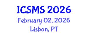 International Conference on Sensors for Medical Systems (ICSMS) February 02, 2026 - Lisbon, Portugal