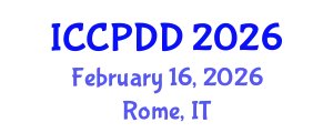 International Conference on Clinical Pharmacy and Drug Development (ICCPDD) February 16, 2026 - Rome, Italy