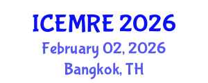 International Conference on Energy Market and Renewable Energy (ICEMRE) February 02, 2026 - Bangkok, Thailand