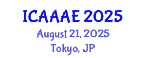 International Conference on Agriculture, Animal and Aquaculture Engineering (ICAAAE) August 21, 2025 - Tokyo, Japan