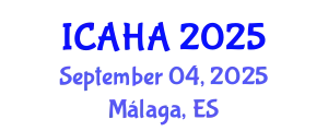 International Conference on Alternative Healthcare and Ayurveda (ICAHA) September 04, 2025 - Málaga, Spain