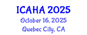 International Conference on Alternative Healthcare and Acupuncture (ICAHA) October 16, 2025 - Quebec City, Canada