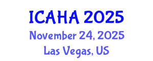 International Conference on Alternative Healthcare and Acupuncture (ICAHA) November 24, 2025 - Las Vegas, United States