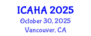 International Conference on Alternative Healthcare and Acupuncture (ICAHA) October 30, 2025 - Vancouver, Canada