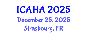 International Conference on Alternative Healthcare and Acupuncture (ICAHA) December 25, 2025 - Strasbourg, France
