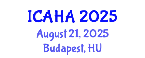 International Conference on Alternative Healthcare and Acupuncture (ICAHA) August 21, 2025 - Budapest, Hungary
