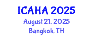 International Conference on Alternative Healthcare and Acupuncture (ICAHA) August 21, 2025 - Bangkok, Thailand