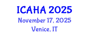 International Conference on Alternative Healthcare and Acupuncture (ICAHA) November 17, 2025 - Venice, Italy