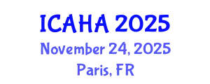 International Conference on Alternative Healthcare and Acupuncture (ICAHA) November 24, 2025 - Paris, France