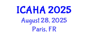 International Conference on Alternative Healthcare and Acupuncture (ICAHA) August 28, 2025 - Paris, France