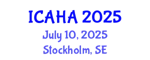 International Conference on Alternative Healthcare and Acupuncture (ICAHA) July 10, 2025 - Stockholm, Sweden
