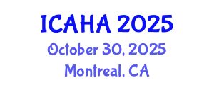 International Conference on Alternative Healthcare and Acupuncture (ICAHA) October 30, 2025 - Montreal, Canada
