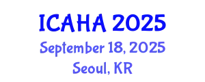 International Conference on Alternative Healthcare and Acupuncture (ICAHA) September 18, 2025 - Seoul, Republic of Korea